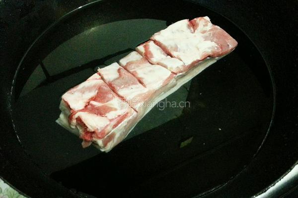 肉焖豆腐的做法图解2