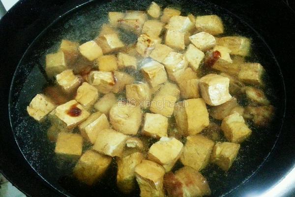 肉焖豆腐的做法图解8