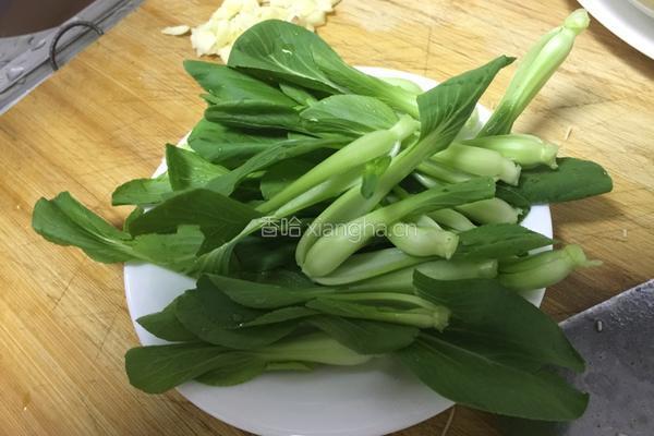 千张菜心的做法图解1