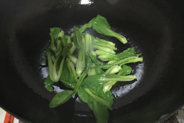 千张菜心的做法图解3