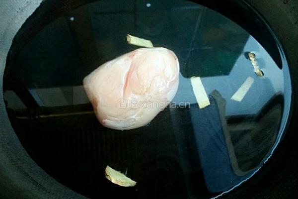 香菇鸡丝粥的做法图解3