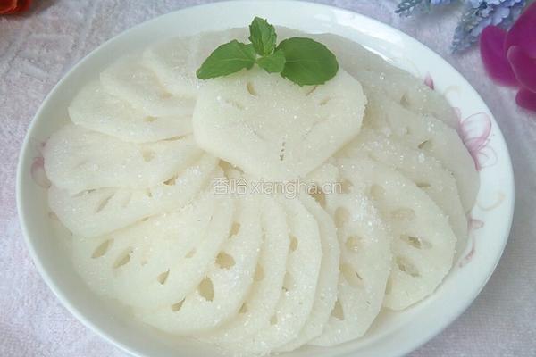 糖莲藕的做法图解4