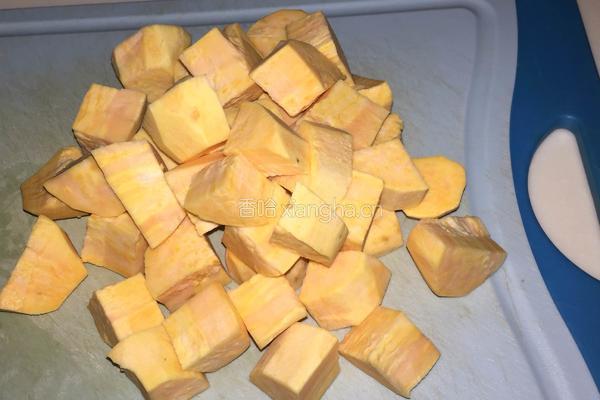 红豆薏米地瓜粥的做法图解3