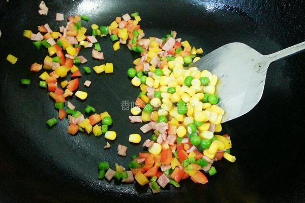 彩椒焗饭的做法图解7
