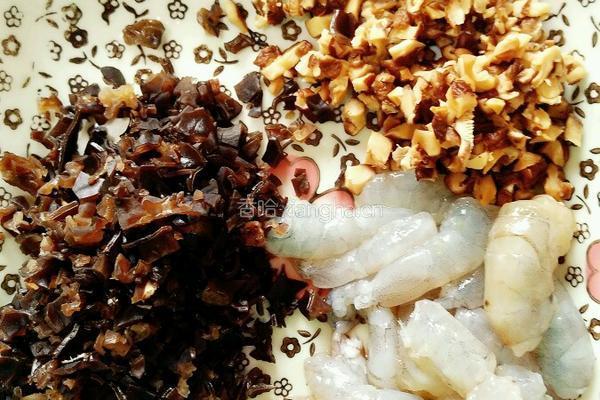 油菜虾仁水饺的做法图解6