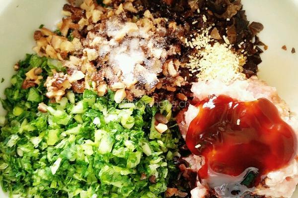 油菜虾仁水饺的做法图解10