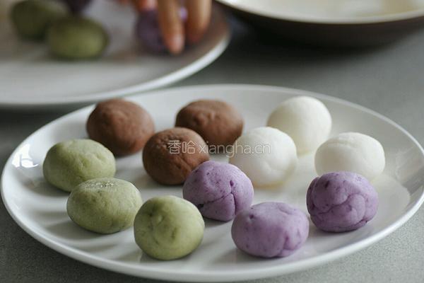 花式冰皮月饼的做法图解5