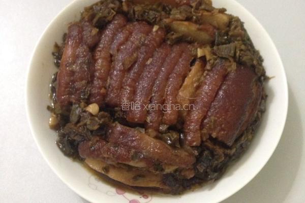 重庆咸菜扣肉