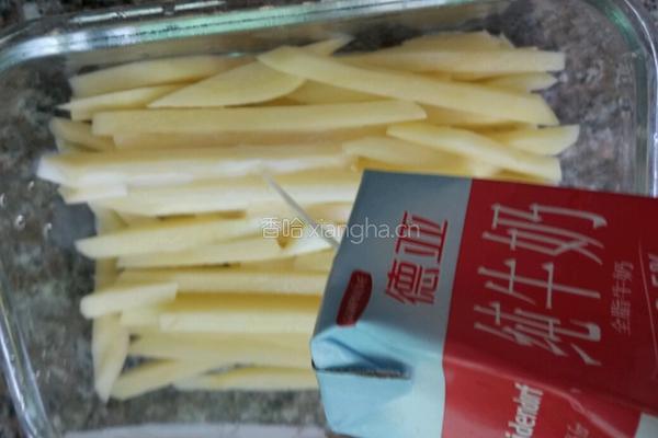 自制肯德基炸薯条的做法图解5
