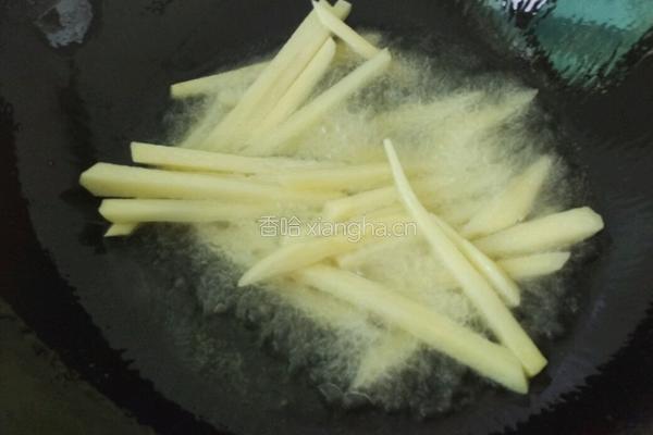 自制肯德基炸薯条的做法图解8