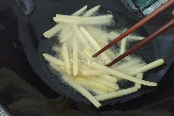 自制肯德基炸薯条的做法图解9