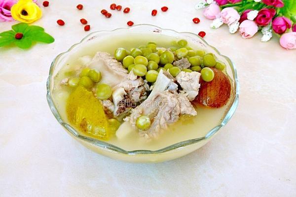 青豆排骨汤的做法图解4