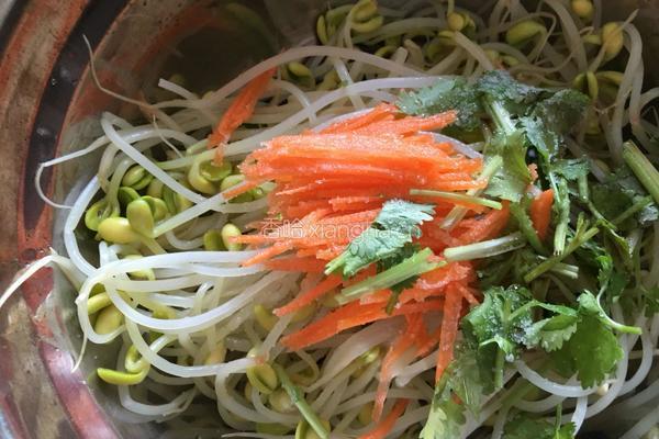 凉拌黑豆芽的做法图解5