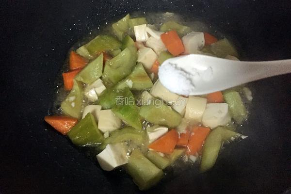 苦瓜烧豆腐的做法图解7