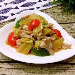咸菜炒猪肉的做法[图]