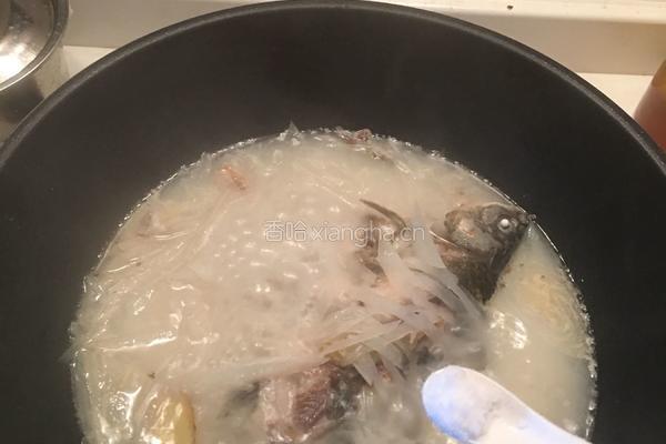 白萝卜丝鲫鱼汤的做法图解7