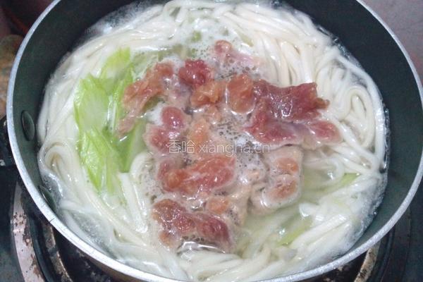 芹菜面条的做法图解6