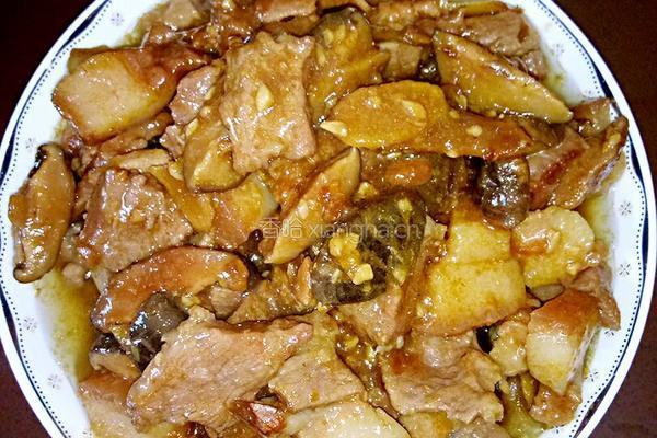 香菇酱肉的做法图解8