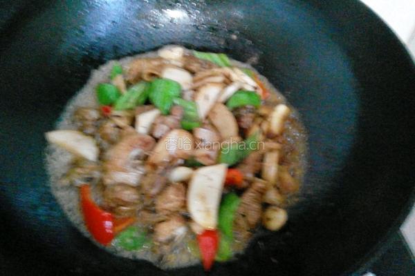 腐乳汁杏鲍菇烧鸡的做法图解9