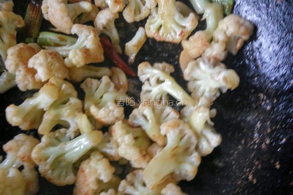 孜然菜花的做法图解7
