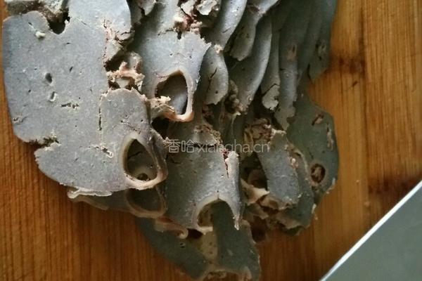 凉拌羊肝的做法图解4