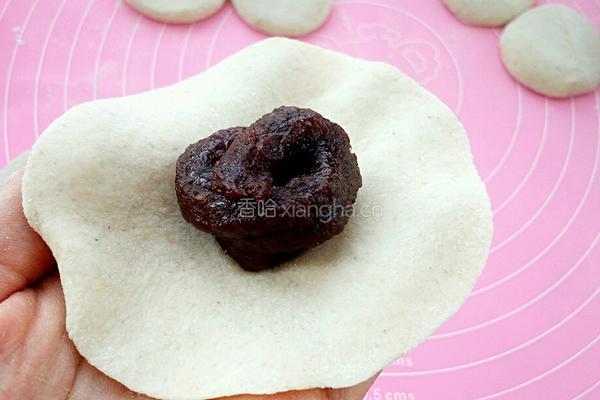 豆沙荞麦饼的做法图解9