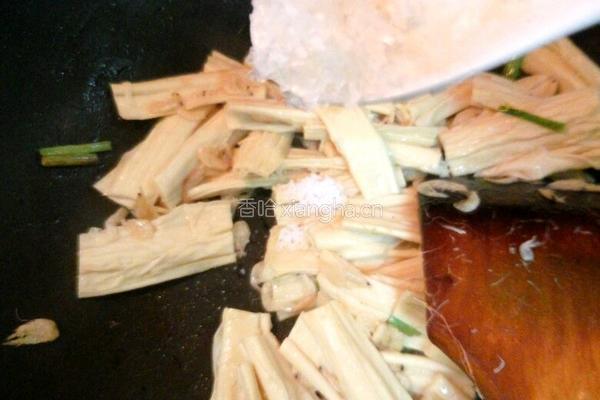 虾米豆枝韭菜的做法图解11