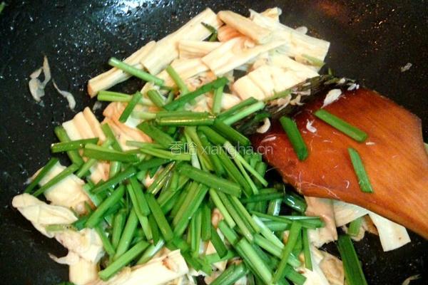 虾米豆枝韭菜的做法图解12