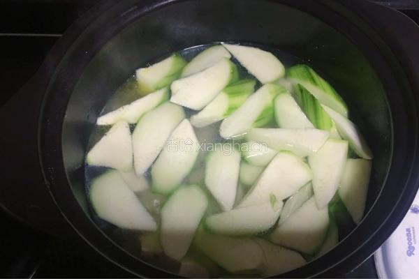 丝瓜豆腐汤的做法图解7