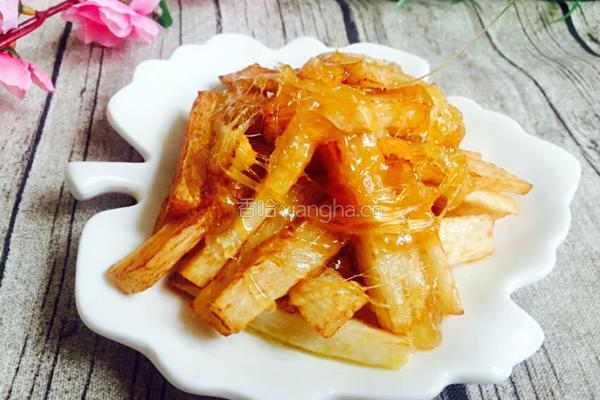 拨丝山药的做法图解10