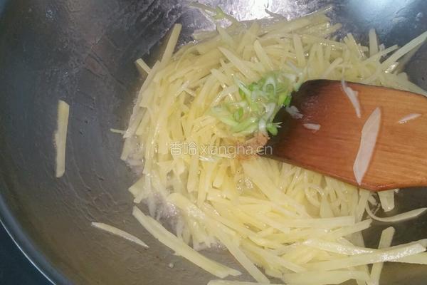 土豆丝炒西红柿的做法图解4