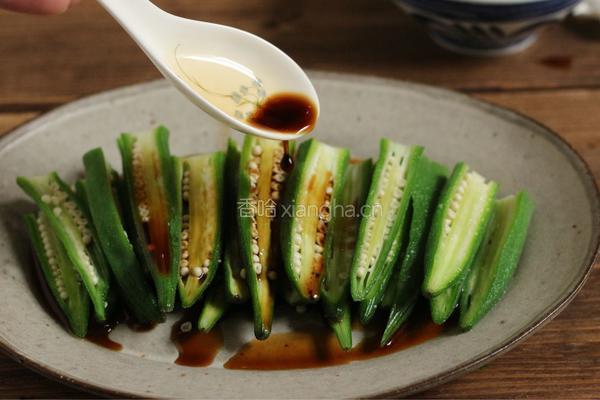 油泼秋葵的做法图解6