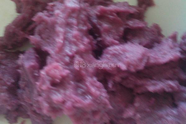 酒酿紫薯珍珠圆子的做法图解2