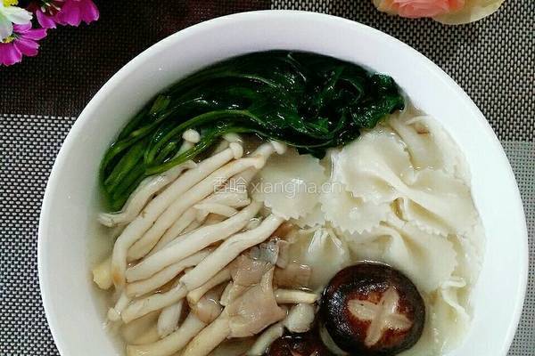 菌菇蝴蝶面的做法图解8
