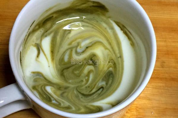 抹茶酸奶的做法图解2