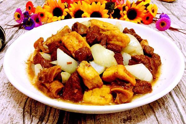 豆腐烩牛肉的做法图解12