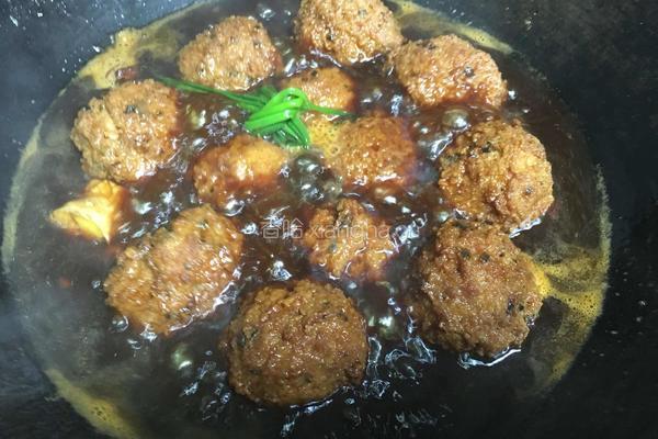 红烧肉圆的做法图解6