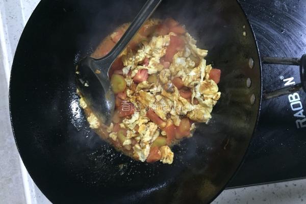 番茄鸡蛋连汤面的做法图解8