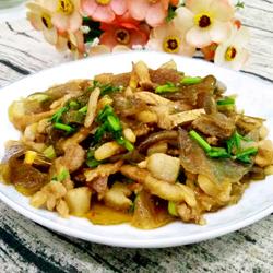肉炒粉皮的做法[图]