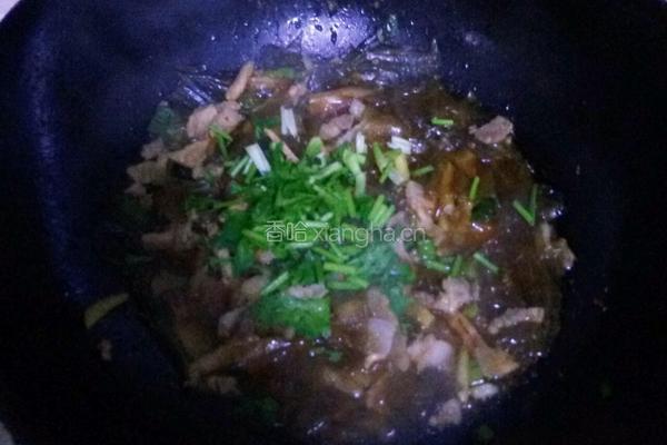 肉炒粉皮的做法图解9