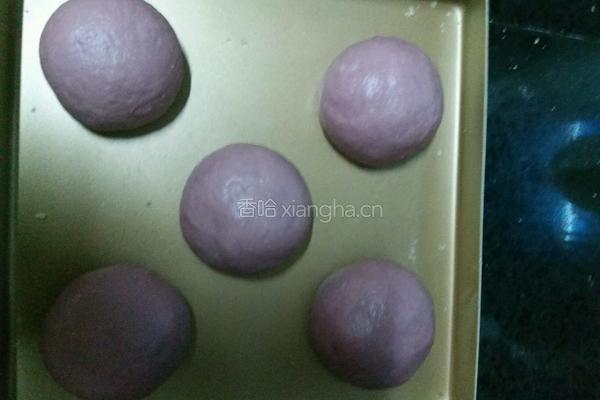 紫薯椰蓉面包(普通面粉版)的做法图解10