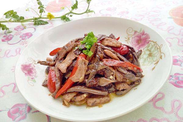 茄子干炒肉的做法图解12
