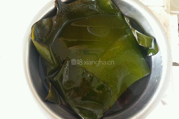 酸辣海带根的做法图解1