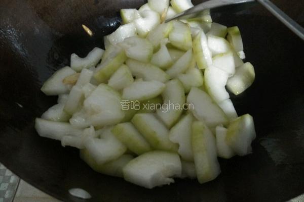 冬瓜烧虾仁的做法图解3