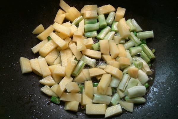 土豆豆角焖饭的做法图解5