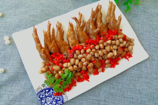 花生炖鸡爪的做法图解13