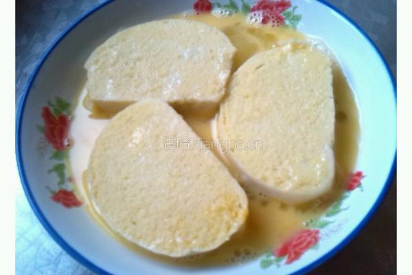 鸡蛋馍馍片的做法图解3