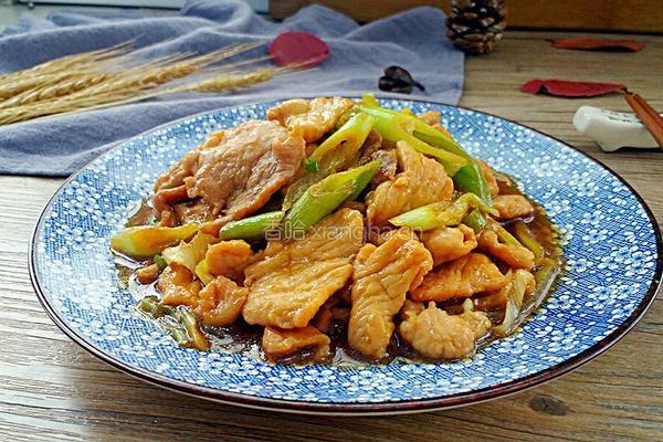 大葱爆肉的做法图解8