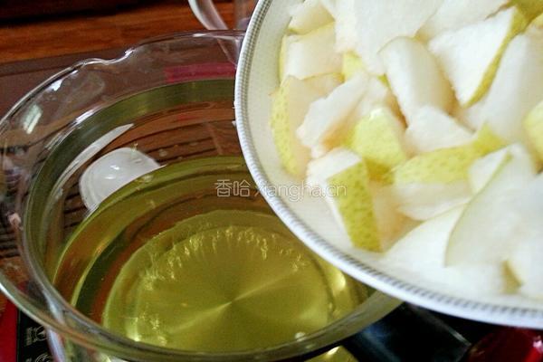 雪梨菊花茶的做法图解9