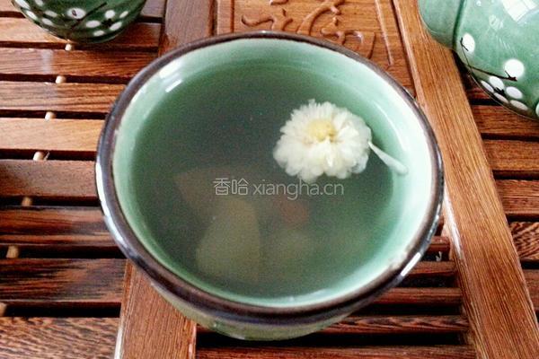 雪梨菊花茶的做法图解13